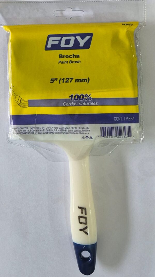 BROCHA FOY 5"